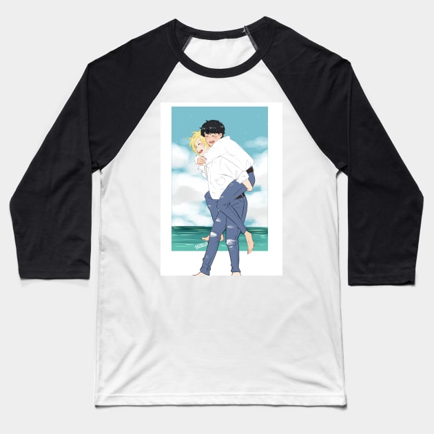 Banana Fish - Ash and Eiji in Cape Cod Baseball T-Shirt by MykaAndSalmon